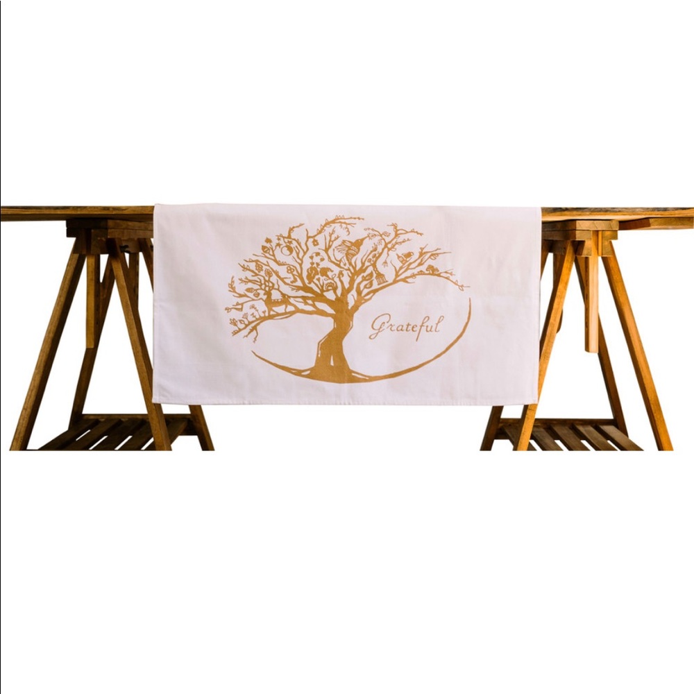 The Tin Parade “Grateful” Table Runner